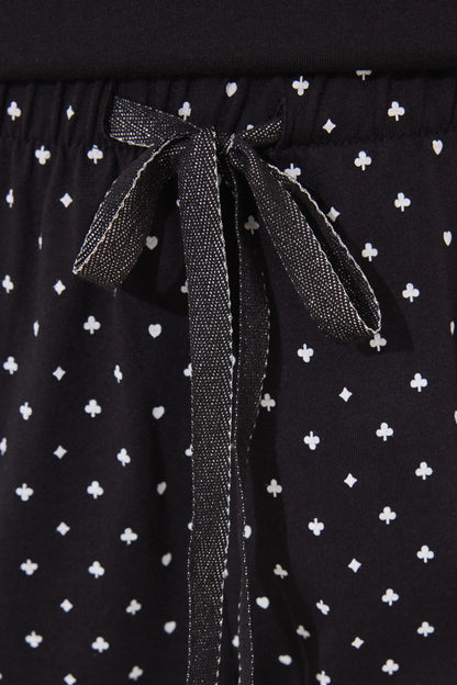 Women Secret_Long Pyjamas Snoopy Black_3139872_01_05