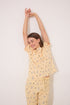 Women Secret_Long Short Sleeve Cotton Long Pyjamas Snoopy Yellow_3139877_05_01