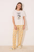 Women Secret_Long Pyjamas Snoopy Short Sleeve_3139880_96_01