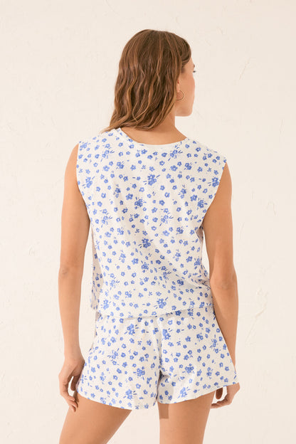 Women Secret_White Short Floral Pyjamas_3139887_97_06