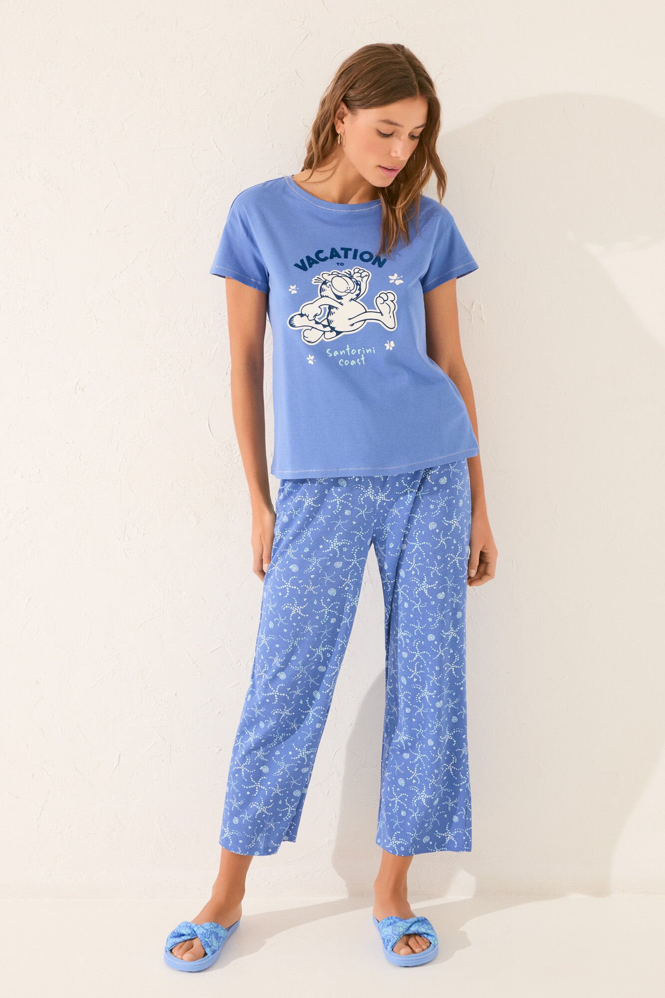 Women Secret_Navy Blue Capri Pyjamas_3139897_12_01