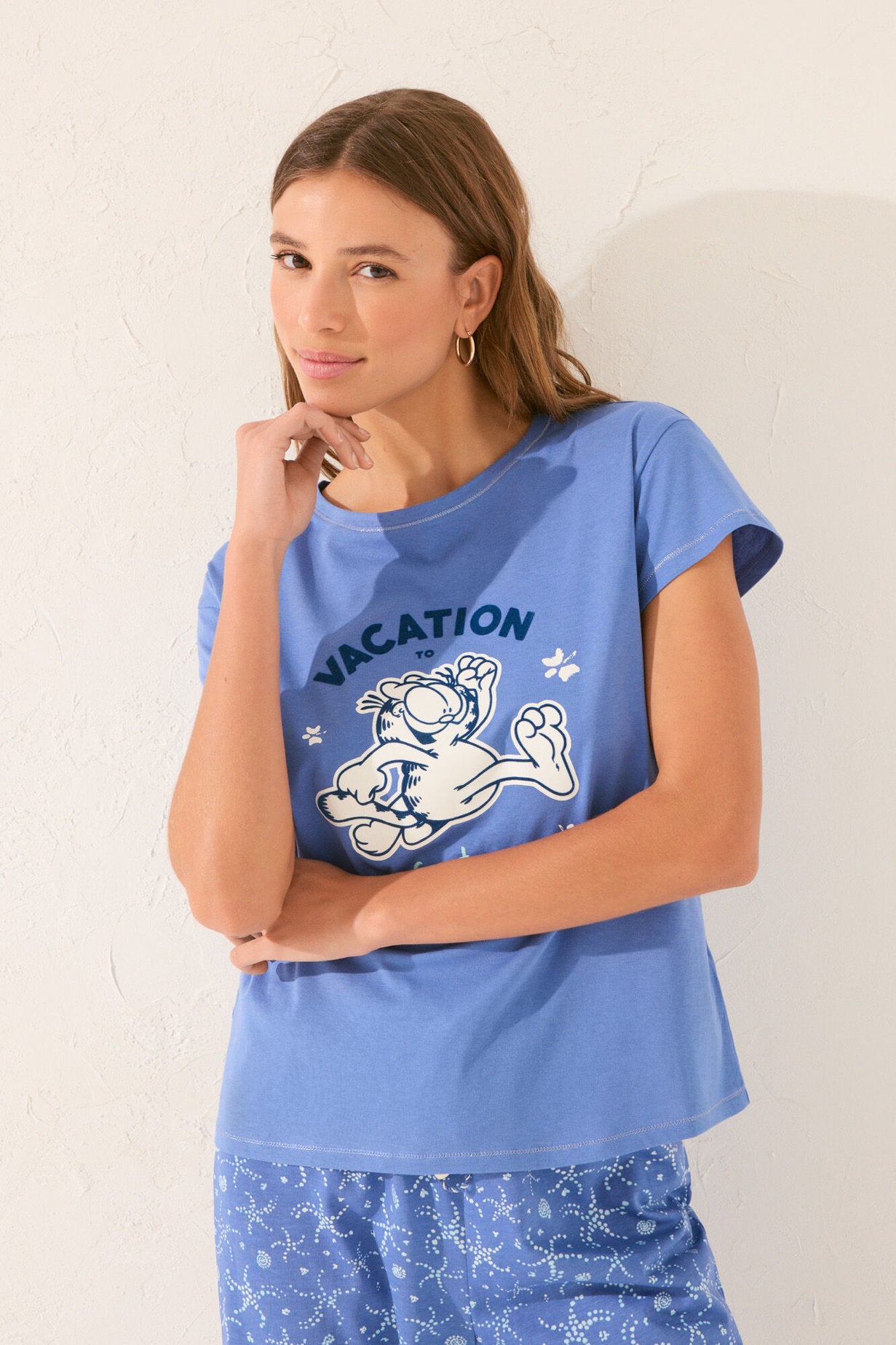 Women Secret_Navy Blue Capri Pyjamas_3139897_12_03