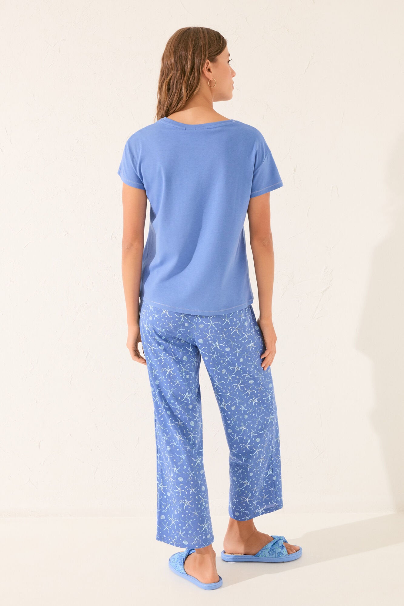 Women Secret_Navy Blue Capri Pyjamas_3139897_12_05