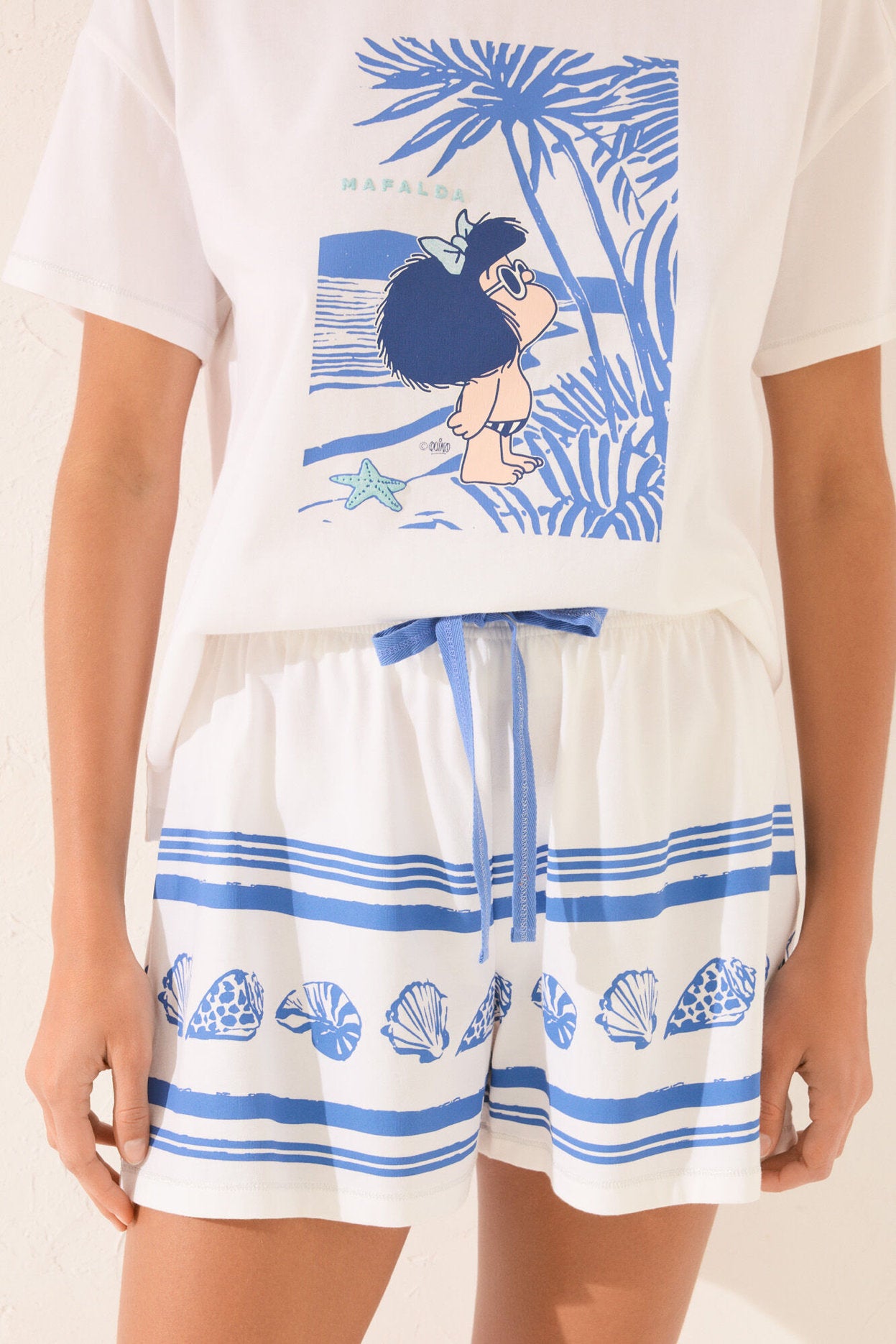 Women Secret_White Short Sleeve Pyjamas_3139913_99_05