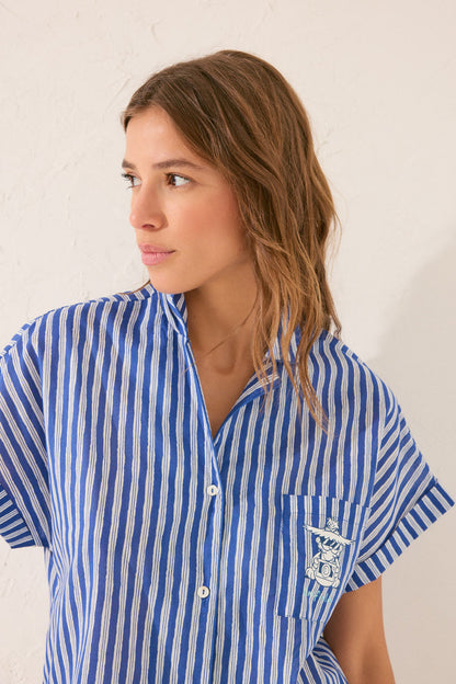 Women Secret_Blue Striped Classic Pyjamas_3139915_19_02