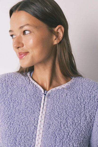 Women Secret_Blue_Short Lilac Faux Shearling Robe_3142295_19_04