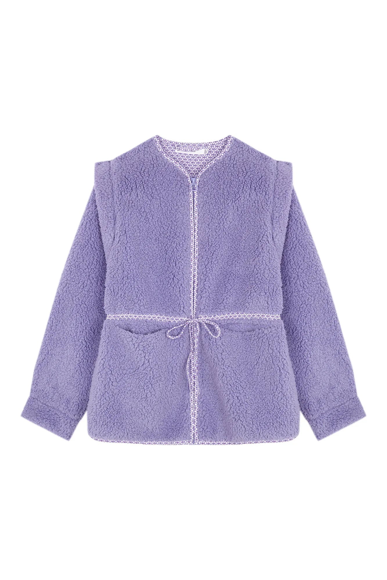 Women Secret_Blue_Short Lilac Faux Shearling Robe_3142295_19_07