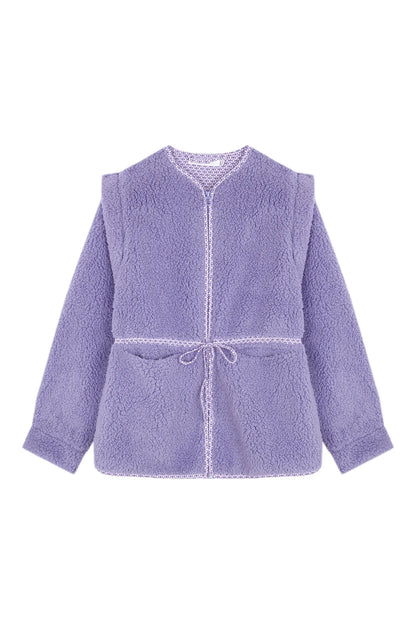 Women Secret_Blue_Short Lilac Faux Shearling Robe_3142295_19_07