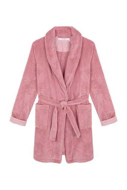 Women Secret_Pink_Pink Fleece Midi Robe_3142296_71_06