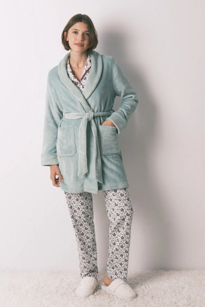 Women Secret_Dark Blue_Fleece Fabric Crossover Midi Robe_3142312_11_03