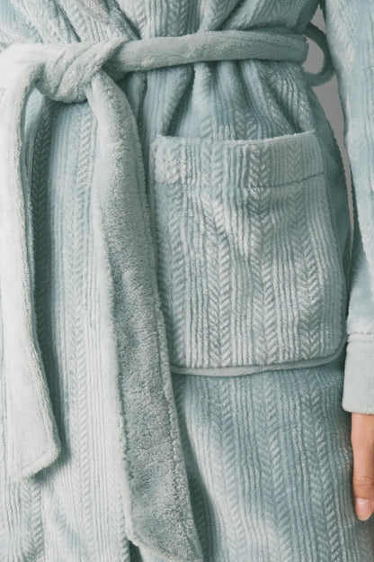 Women Secret_Dark Blue_Fleece Fabric Crossover Midi Robe_3142312_11_05