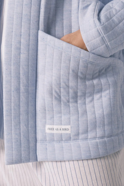 Women Secret_Blue Print_Blue Short Puffer Robe_3143752_19_05