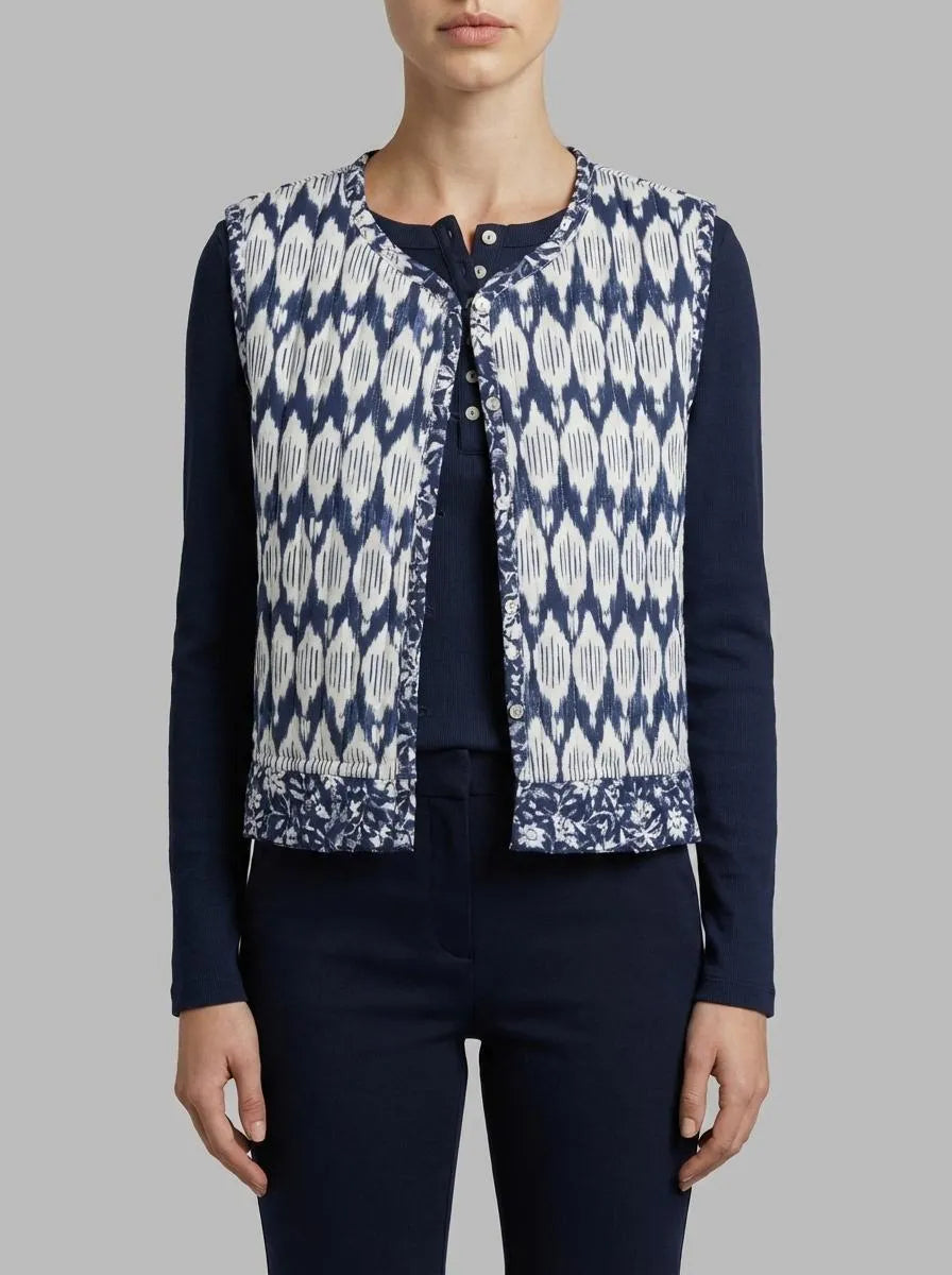 Women Secret_Blue Print_Boho Print Puffer Gilet_3143755_19_00