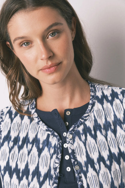 Women Secret_Blue Print_Boho Print Puffer Gilet_3143755_19_04