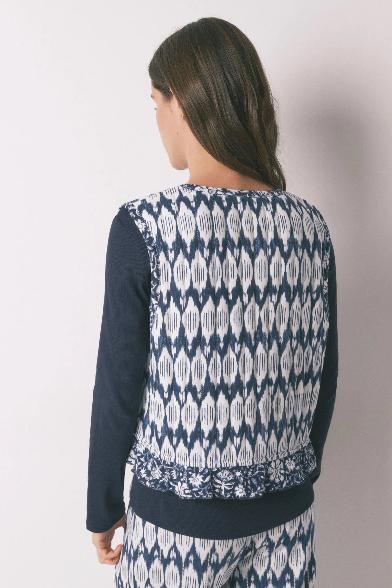 Women Secret_Blue Print_Boho Print Puffer Gilet_3143755_19_05