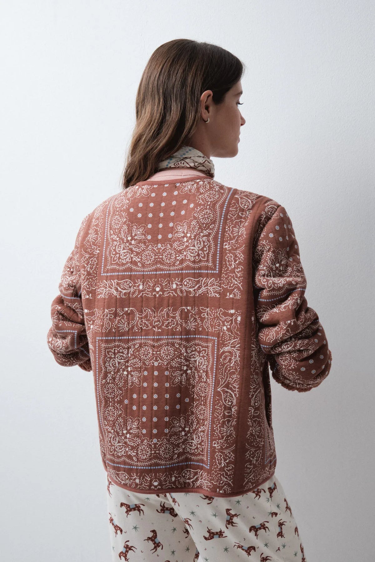 Women Secret Medium Brown Women Short Jacket Robe SKU: 3144623_31 Image 05