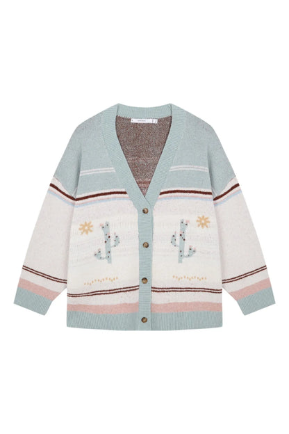 Women Secret Multicoloured Women Short Knit Cardigan Robe SKU: 3144631_98 Image 05