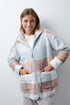 Women Secret Medium Blue Women Plaid Fleece Midi Robe SKU: 3144637_14 Image 01