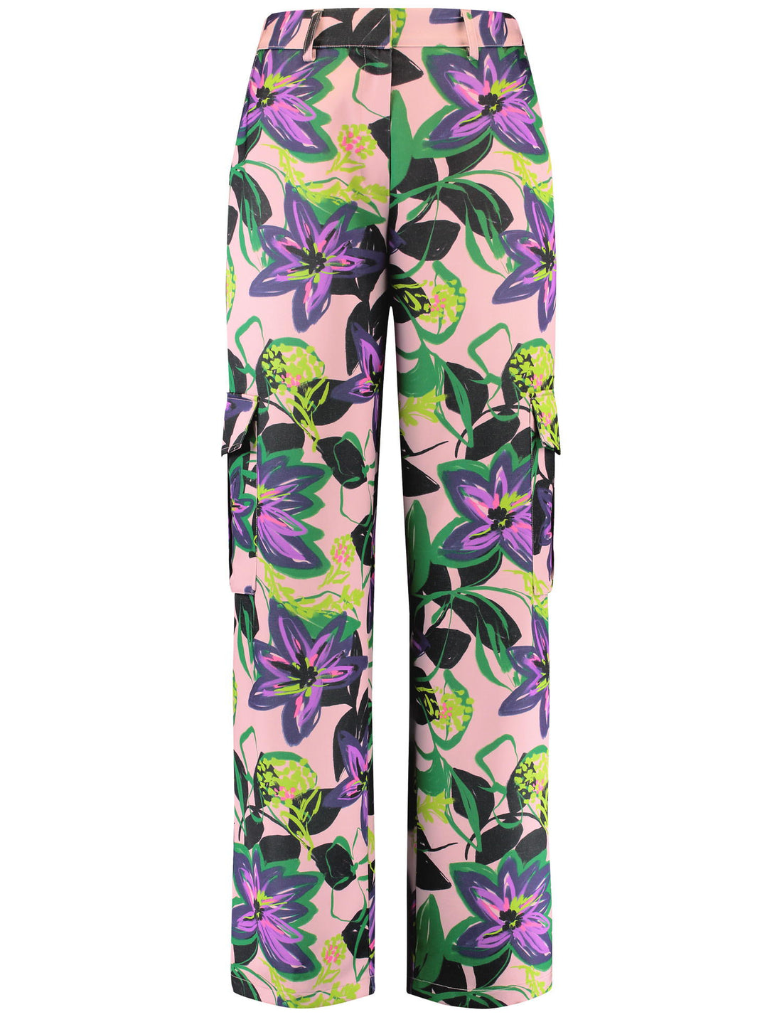 Cargo Trousers With A Floral Pattern_320015-31243_3058_02