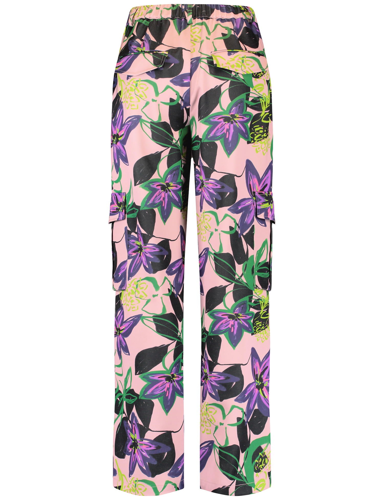 Cargo Trousers With A Floral Pattern_320015-31243_3058_03
