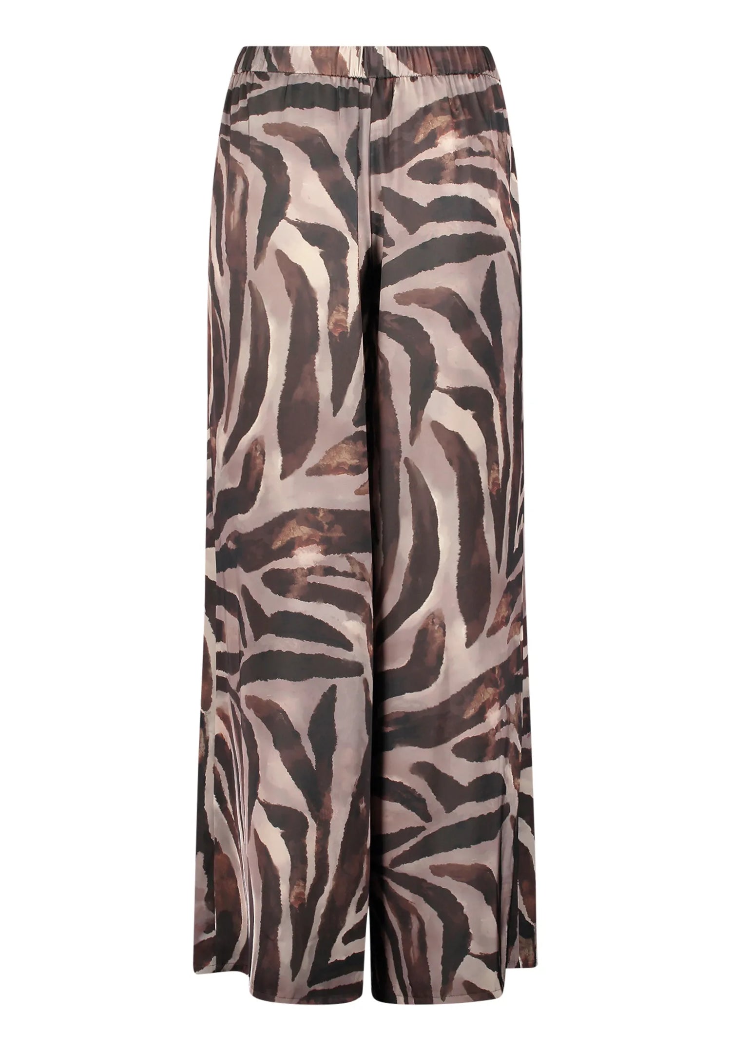 Vera Mont Brown/Cream Women Marlene Trousers with Animal Print SKU: 3210-4039_7811 Image 03