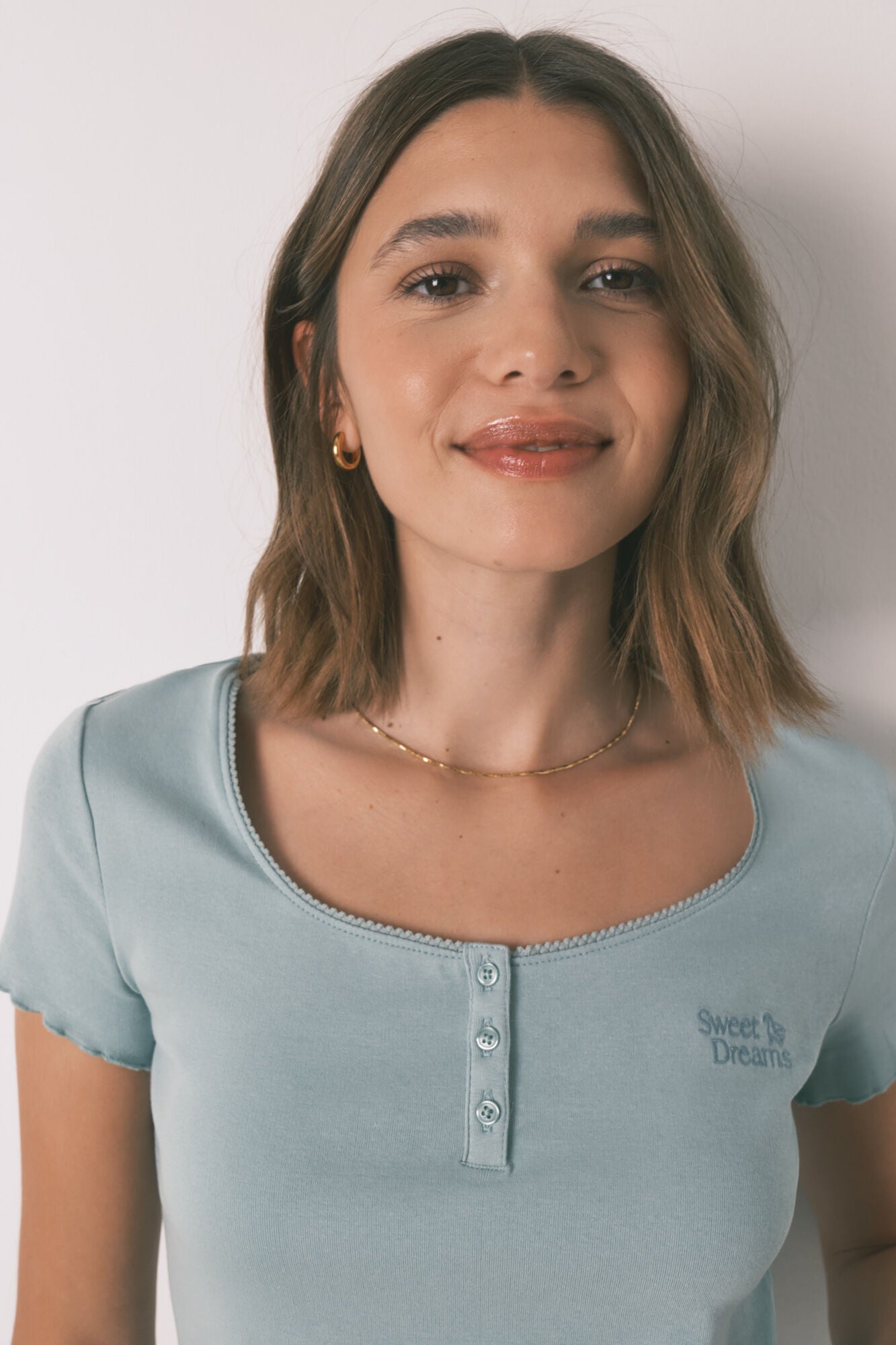 Women Secret_Green_Green Cotton Short Sleeve Sleeved T-Shirt_3272277_28_02