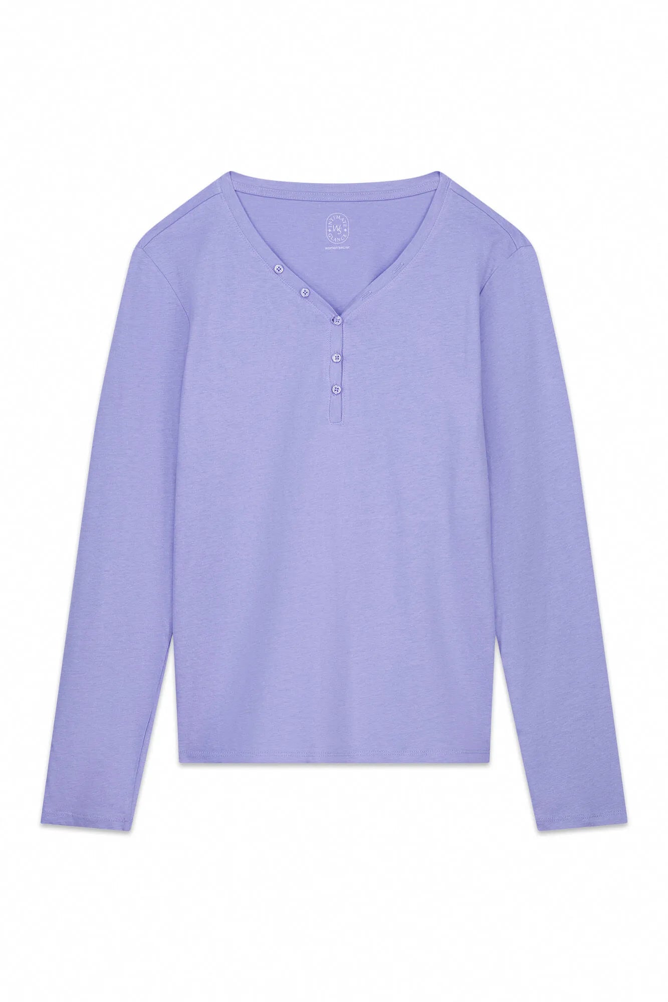 Women Secret_Pink_Lilac Brushed Cotton Short Sleeve T-Shirt_3272283_75_05