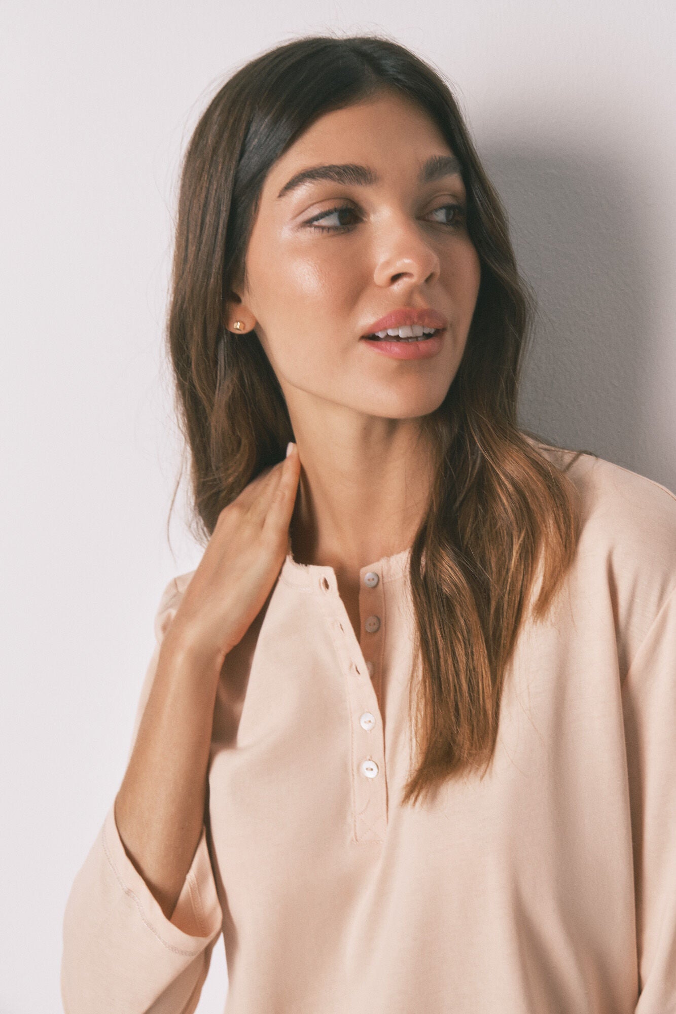 Women Secret_Orange_100% Cotton Orange _ Sleeve T-Shirt_3272285_64_03