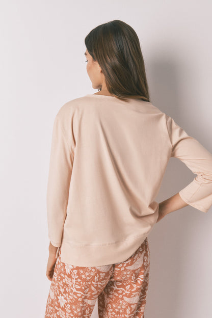 Women Secret_Orange_100% Cotton Orange _ Sleeve T-Shirt_3272285_64_05