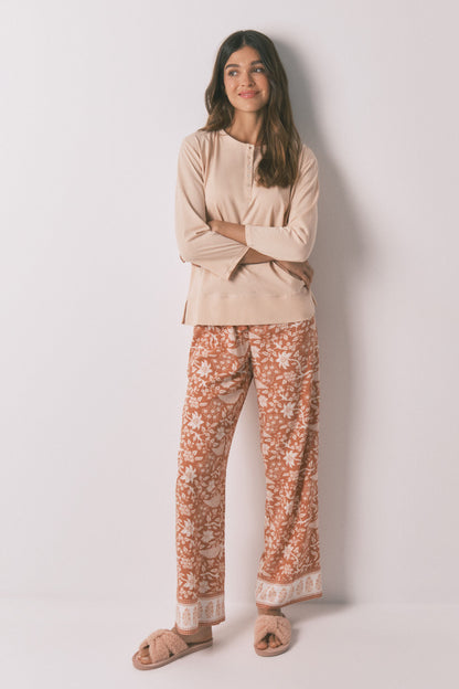 Women Secret_Orange_100% Cotton Orange _ Sleeve T-Shirt_3272285_64_06