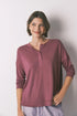 Women Secret_Wine_Loose Long Sleeve Maroon T-Shirt_3272289_68_01