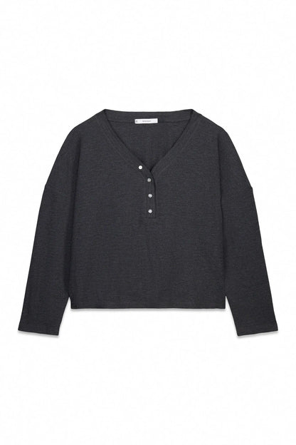 Women Secret_Grey_Grey Waffle Long Sleeve T-Shirt_3272294_47_08