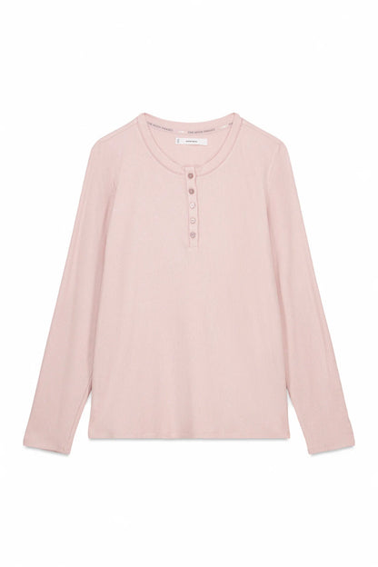 Women Secret_Pink_Long Sleeve Pink Glitter Viscose T-Shirt_3272329_70_06