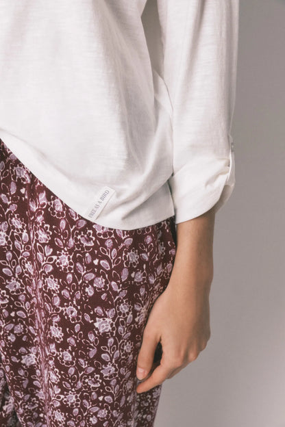 Women Secret_White_White 100% Cotton Long Sleeve T-Shirt_3273281_96_03