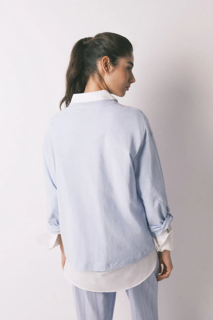 Women Secret_Medium Blue_Blue 100% Cotton Long Sleeve T-Shirt_3273282_15_03