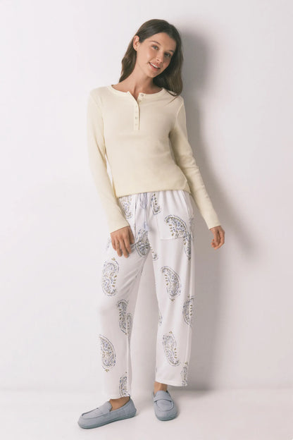 Women Secret_Yellow_Yellow Cotton Long Sleeve T-Shirt_3273286_05_03