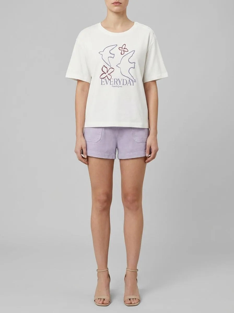 Women Secret_Ivory_White 100% Cotton Short Sleeve T-Shirt_3273289_96_00