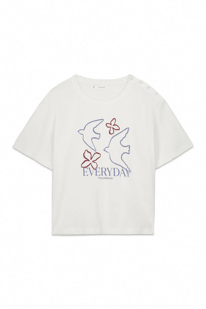 Women Secret_Ivory_White 100% Cotton Short Sleeve T-Shirt_3273289_96_05