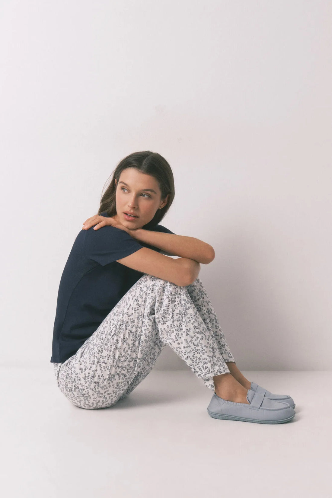 Women Secret_Navy_Blue Long Wrap Robe_3273290_10_02