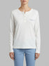 Women Secret White Print Women White 100% Cotton Long Sleeve T-Shirt SKU: 3273293_97 Image 00