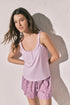 Women Secret Bottle Women Pink Cotton Ruffle Vest Top SKU: 3273299_20 Image 01