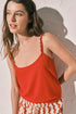 Women Secret Coral Women Coral Thin Strap Vest Top SKU: 3273320_63 Image 01