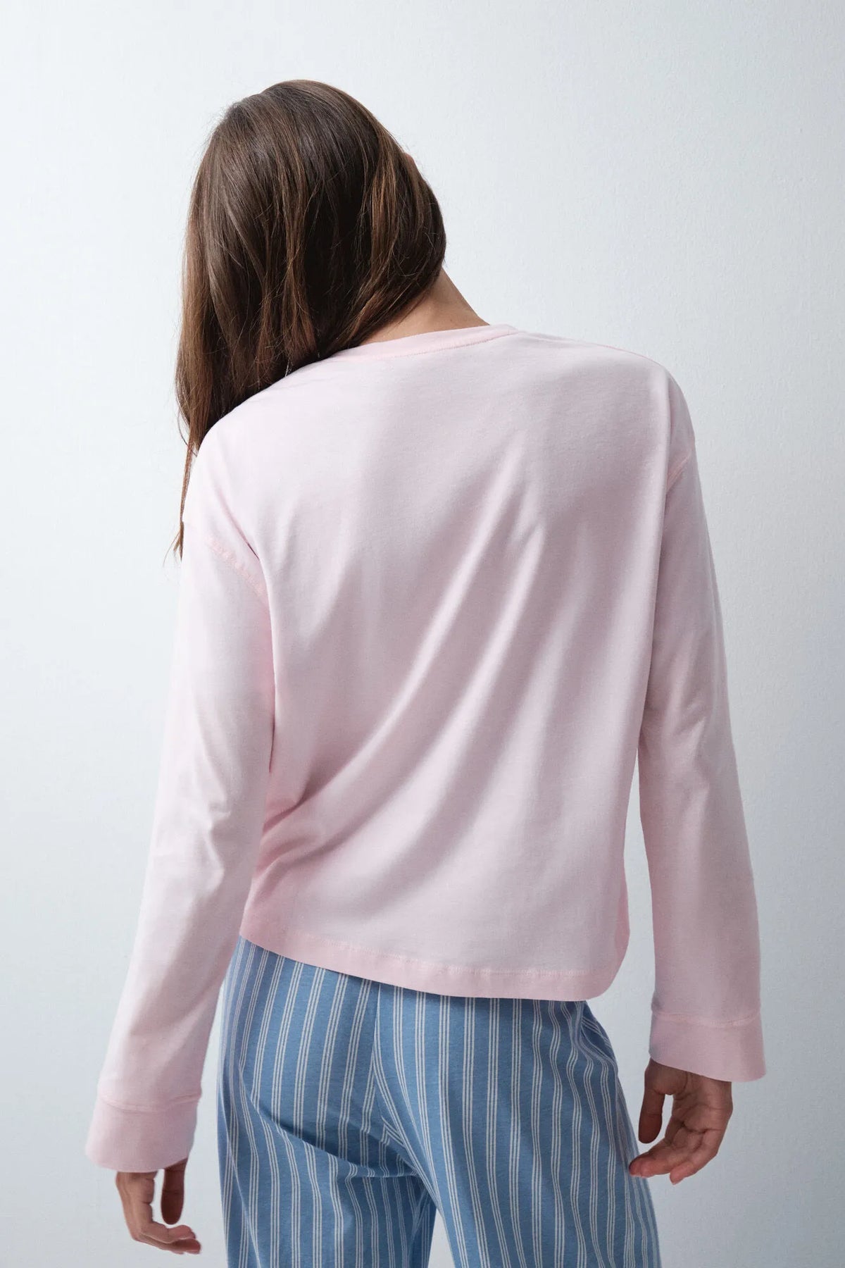 Women Secret Pink Women Pink Cotton Pocket T-Shirt SKU: 3274529_71 Image 05