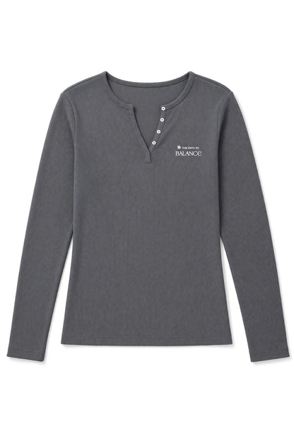 Women Secret Light Grey/Silver Women Grey Cotton Long Sleeve T-Shirt SKU: 3274534_48 Image 05