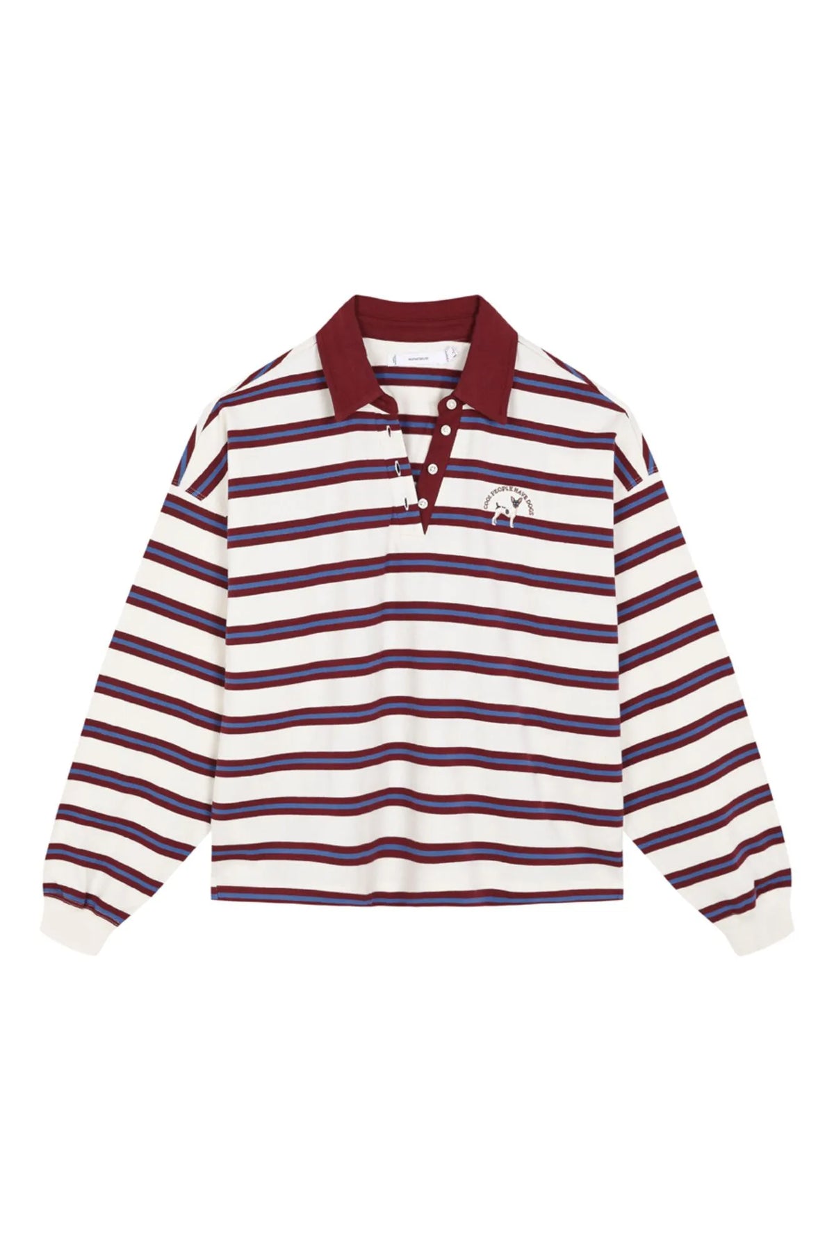 Women Secret Multicoloured Women White Striped Polo Shirt SKU: 3274538_98 Image 06