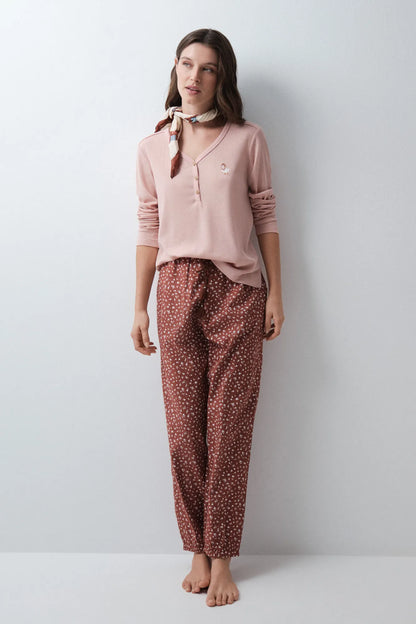 Women Secret Pink Women Pink Long Sleeve T-Shirt SKU: 3274541_70 Image 02