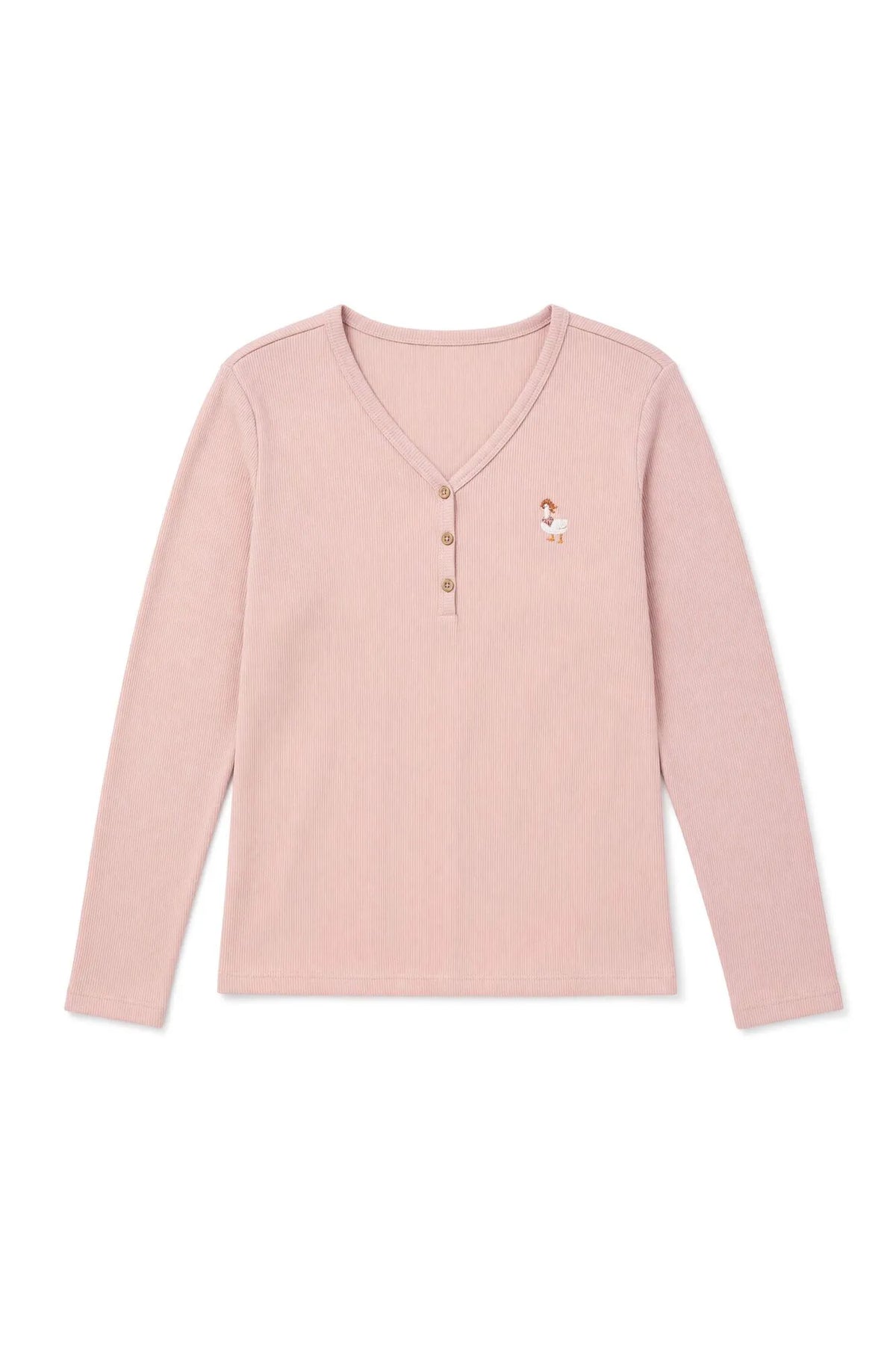 Women Secret Pink Women Pink Long Sleeve T-Shirt SKU: 3274541_70 Image 05
