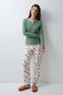 Women Secret Green Women Green Long Sleeve T-Shirt SKU: 3274552_23 Image 01
