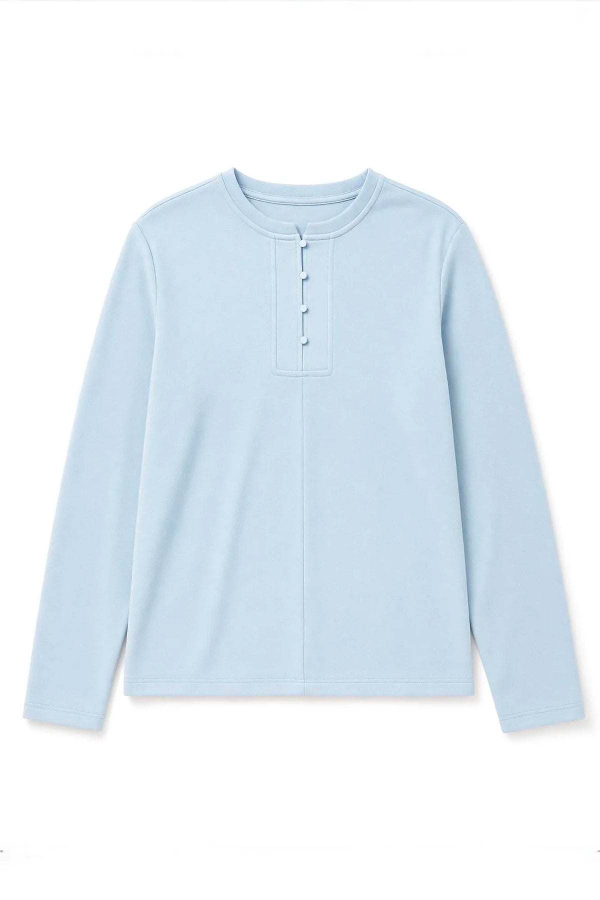Women Secret Medium Blue Women Blue Long Sleeve T-Shirt SKU: 3274592_14 Image 05