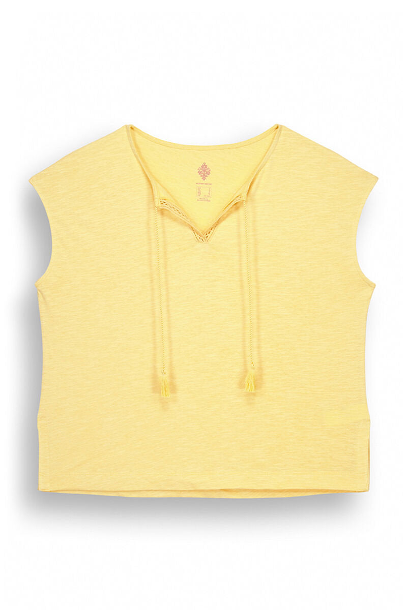 Yellow Short Sleeves T Shirt_3277320_04_06